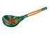 Ложка музыкальная Хохлома LHL7201 "Зеленушка"